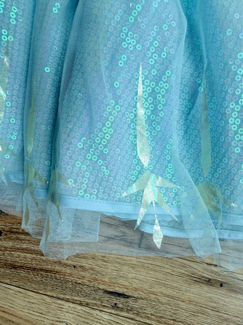 Disney Store Frozen 2 Elsa Sequin Tulle Dress Girls 7/8